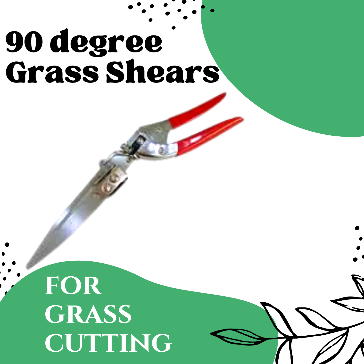 90 degree Grass Shears for grass cutting