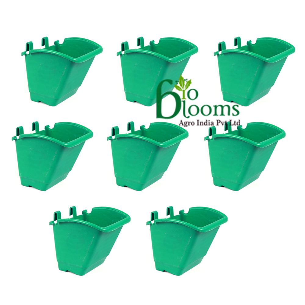 Vertical  garden M2 model Wall Hanging hook Pots set of 4 pcs