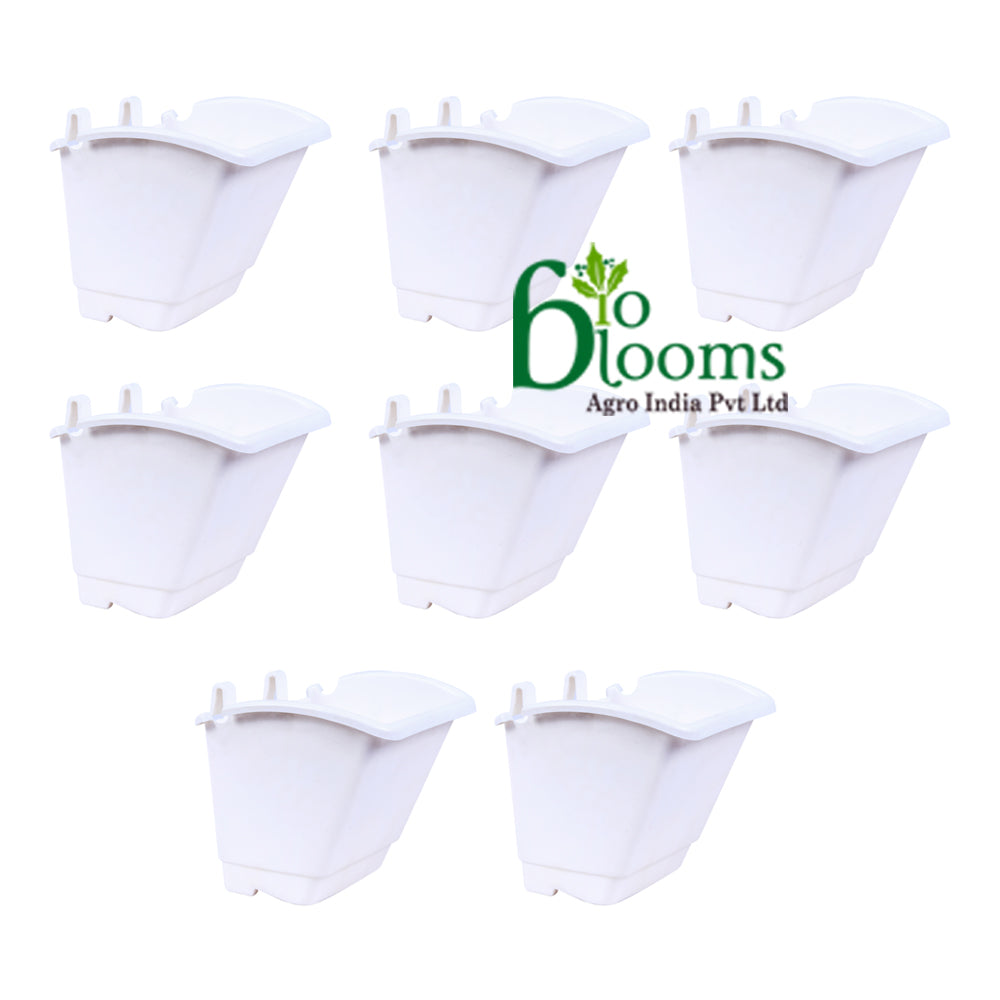 Vertical  garden M2 model Wall Hanging hook Pots set of 4 pcs