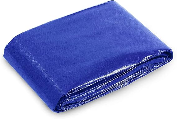 Tarpaulin - 12x09ft - 108Sq.ft - 90 GSM - Blue Virgin