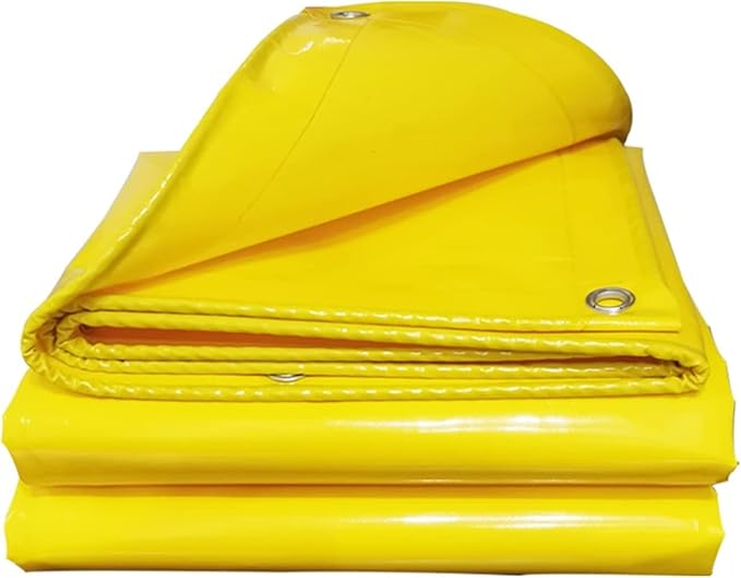 Tarpaulin - 15x12ft - 180Sq.ft - 120 GSM - Yellow Virgin