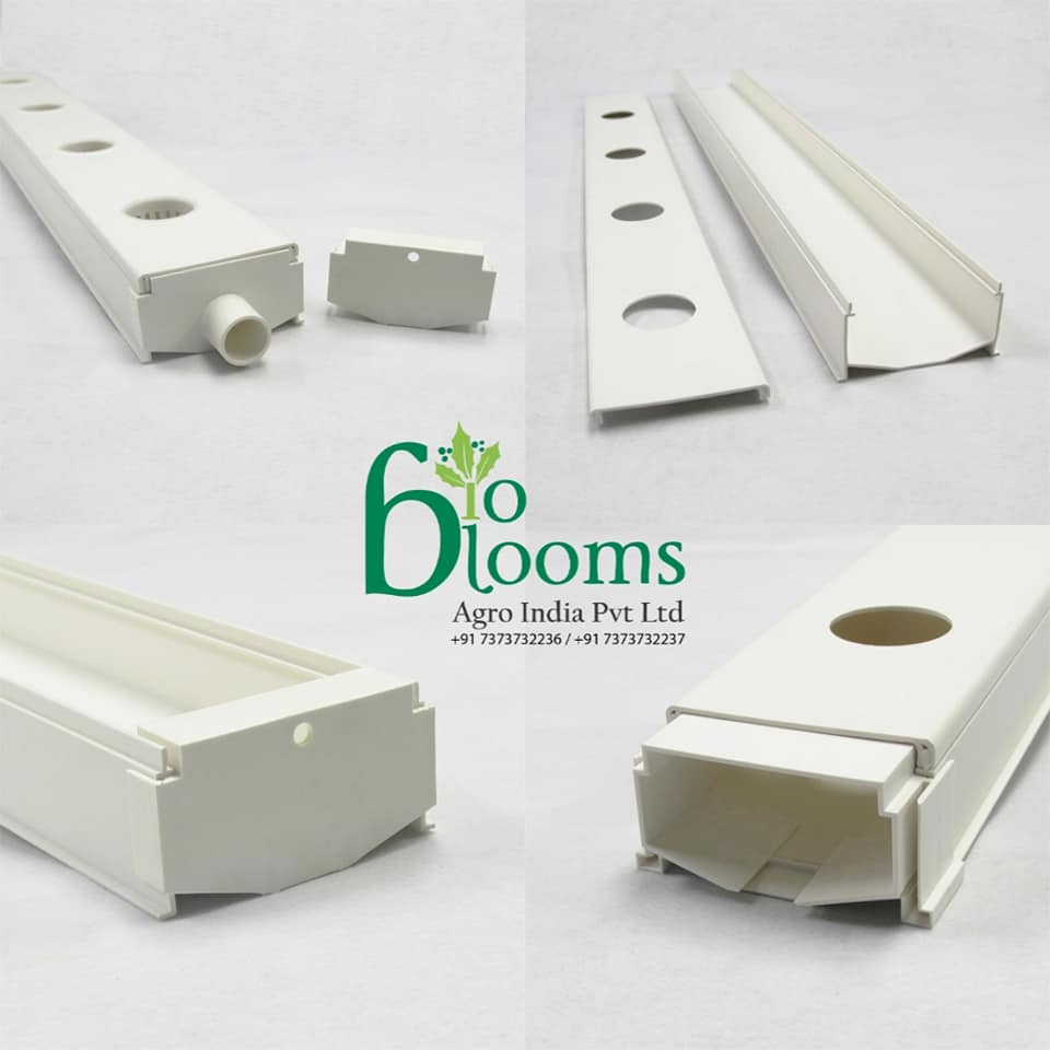 Hydroponics NFT open chanel (botom +top) 6 meters pack of 10 sets