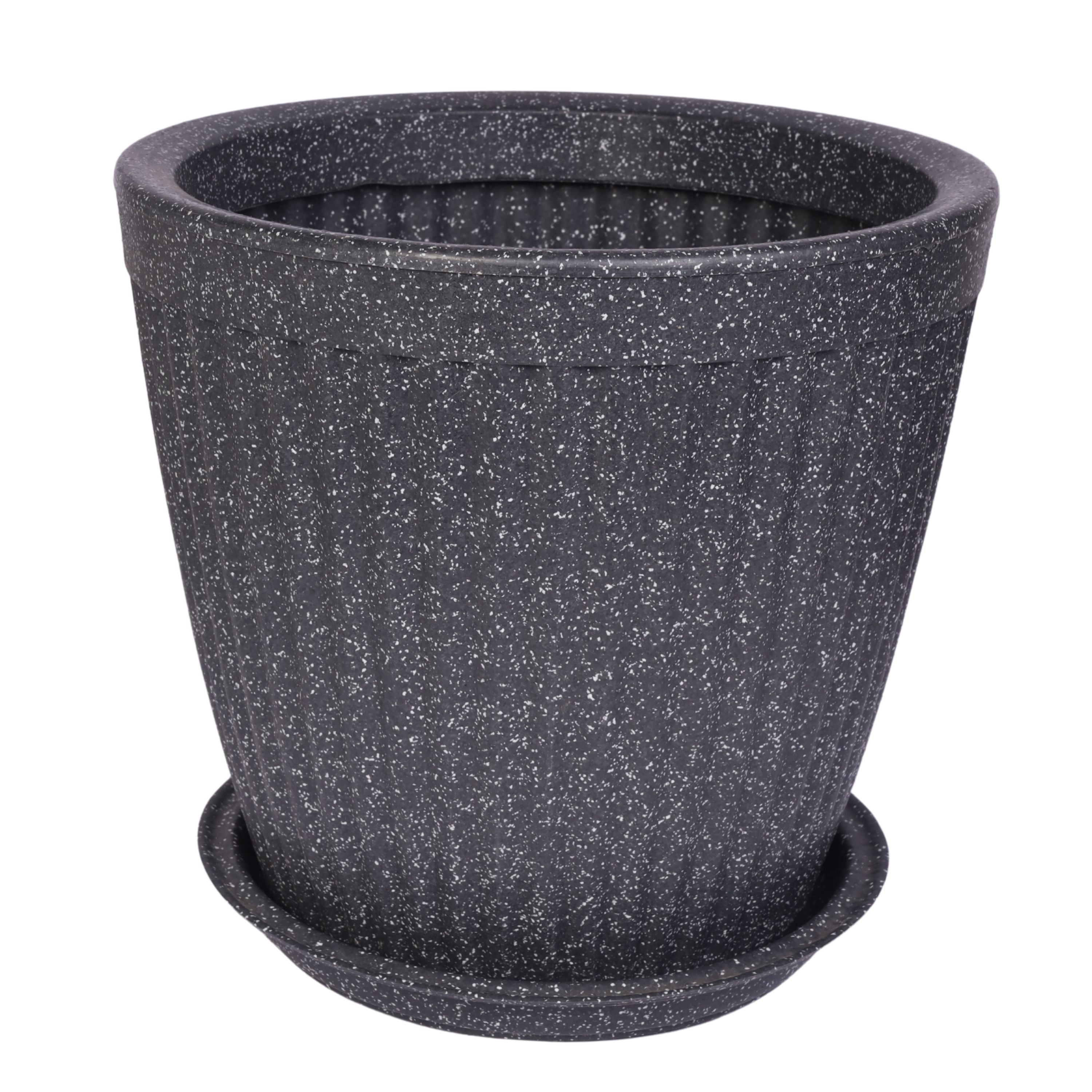 Paris Round Planters with Trays - Garden's Need