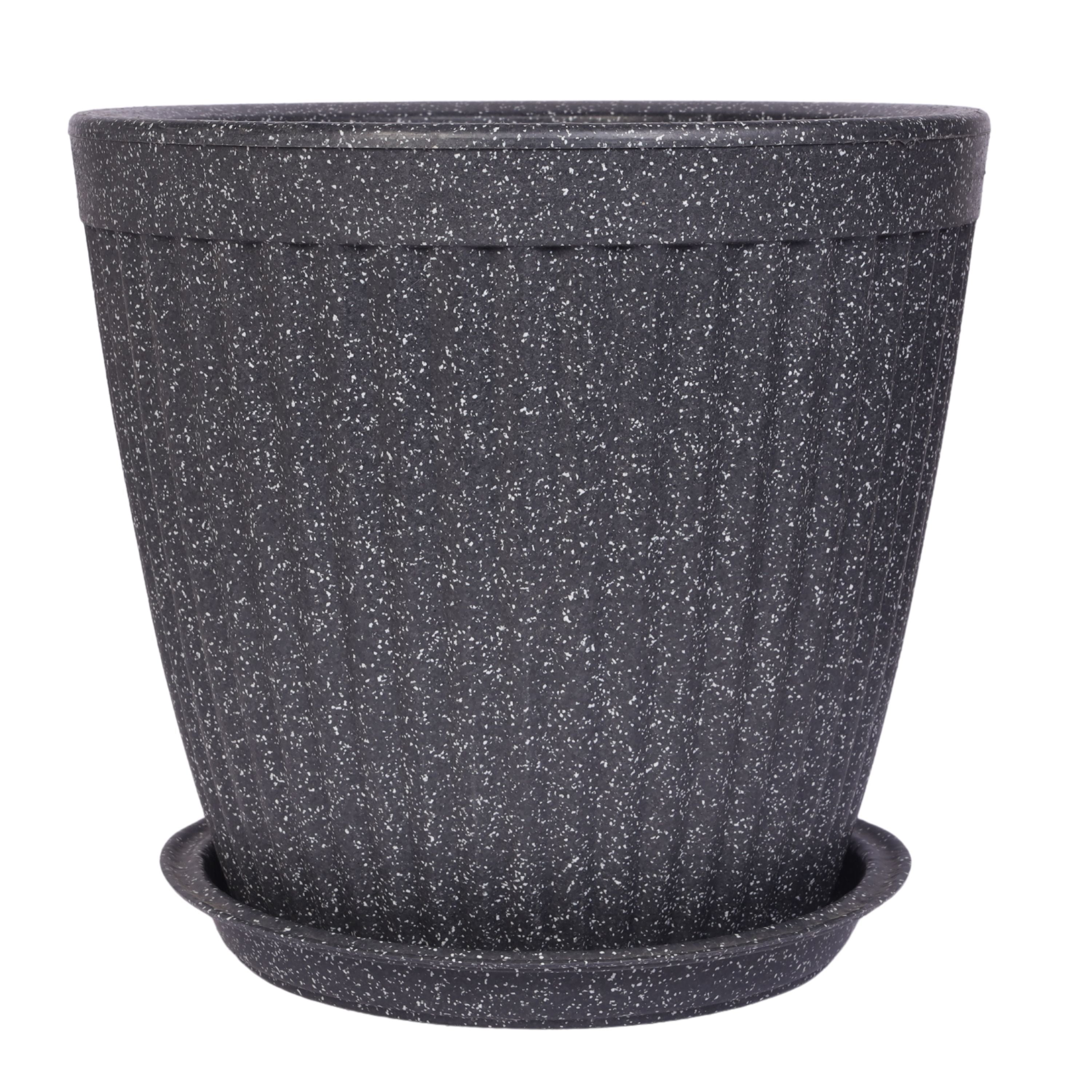 Paris Round Planters with Trays - Garden's Need