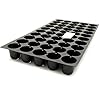 Netted Pots for Hydroponics for 50 Cavity Seedling Tray, Standard, Black-Set of 50 Pieces