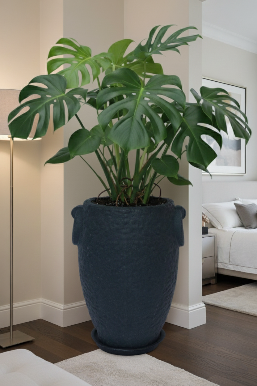 Prachin Stambh - Rotomoulded Garden Planter Pot, Textured Finish, Outdoor & Indoor Use - Pack of 1