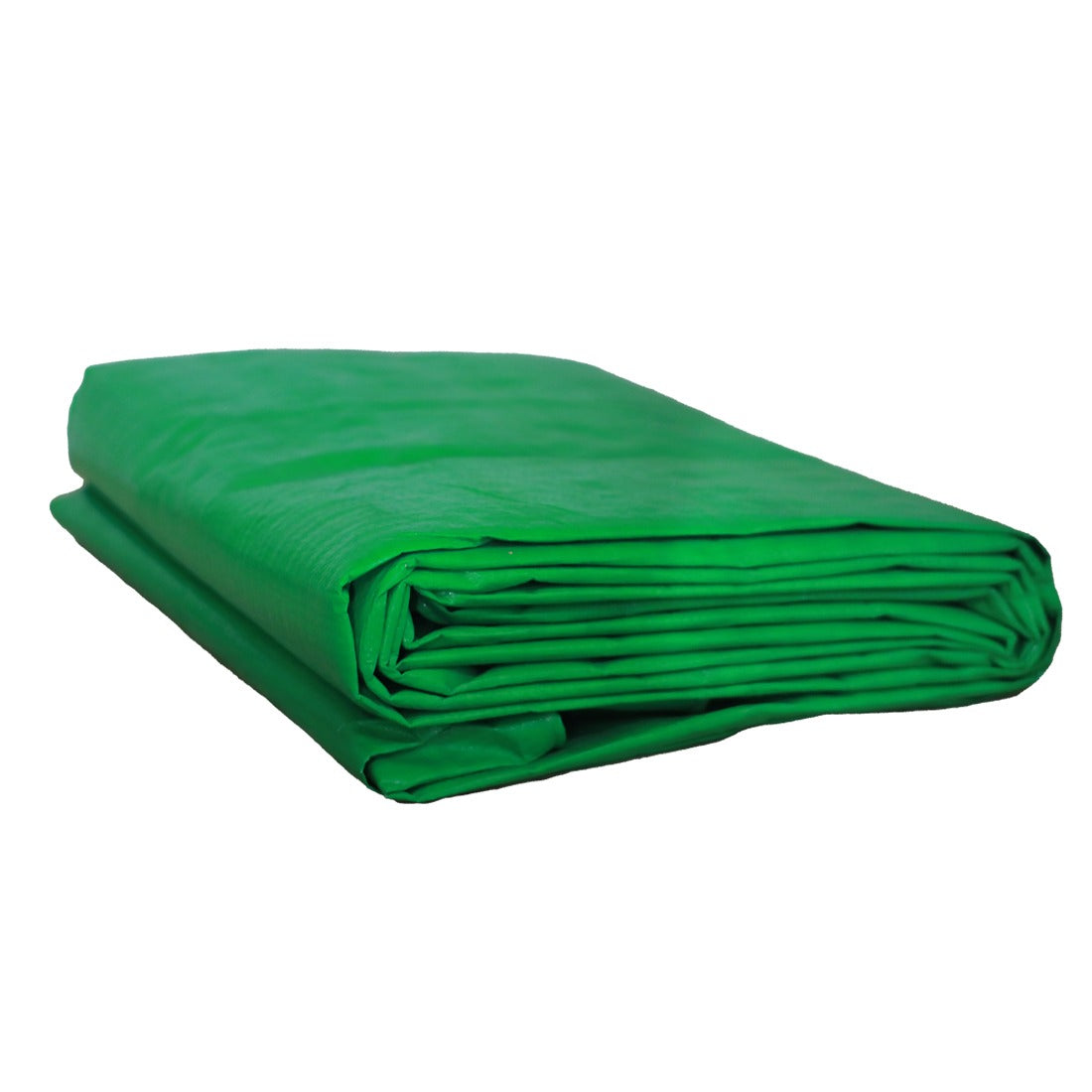 Tarpaulin - 10X10ft - 100Sq.ft - 220 GSM - Green & Orange Virgin