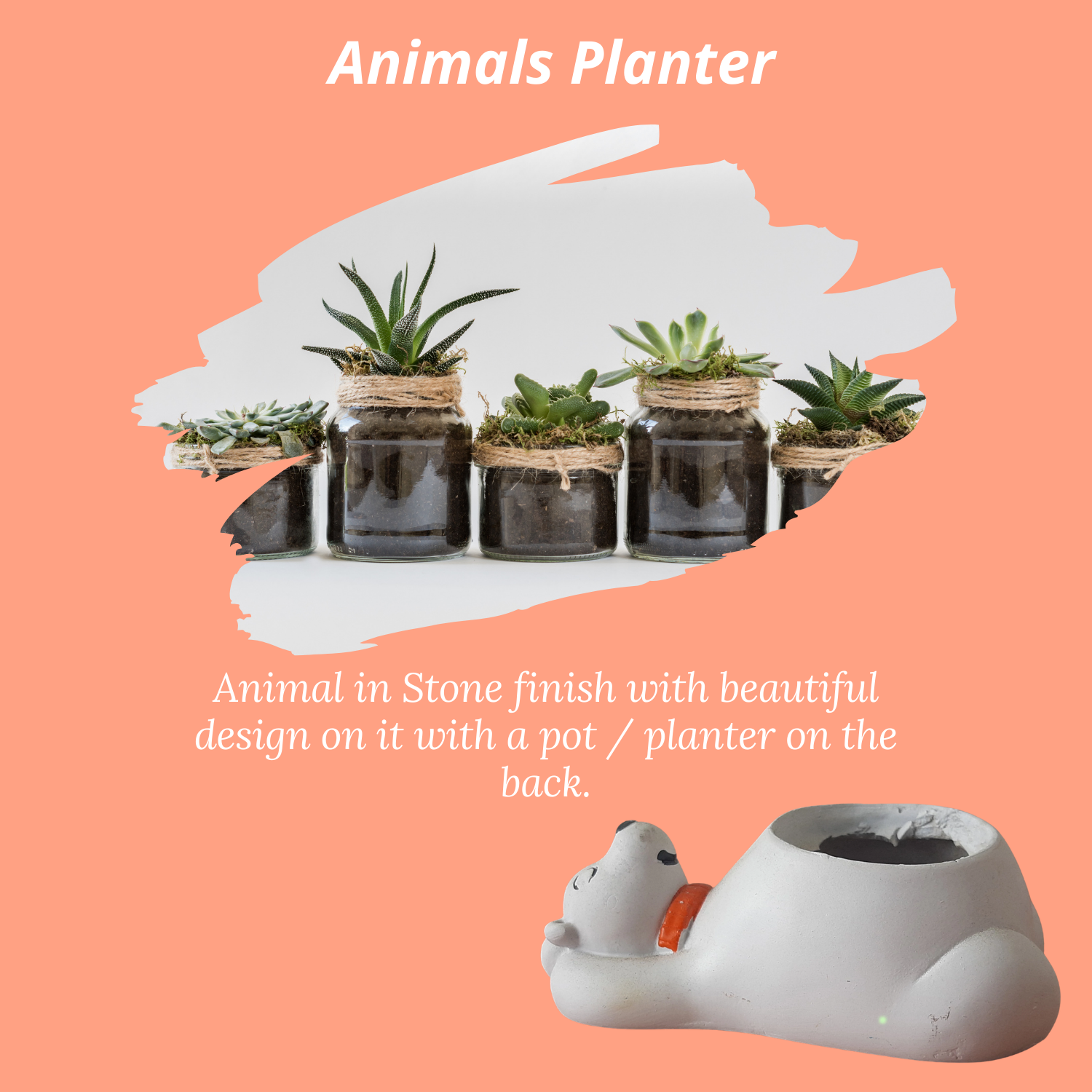 Animals planter