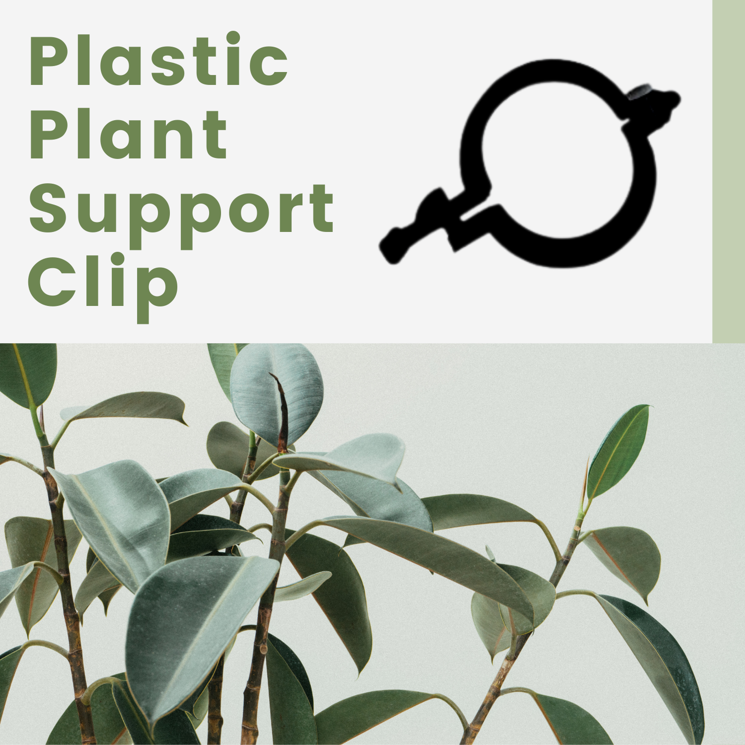 50Pcs Plastic Plant Support Clip