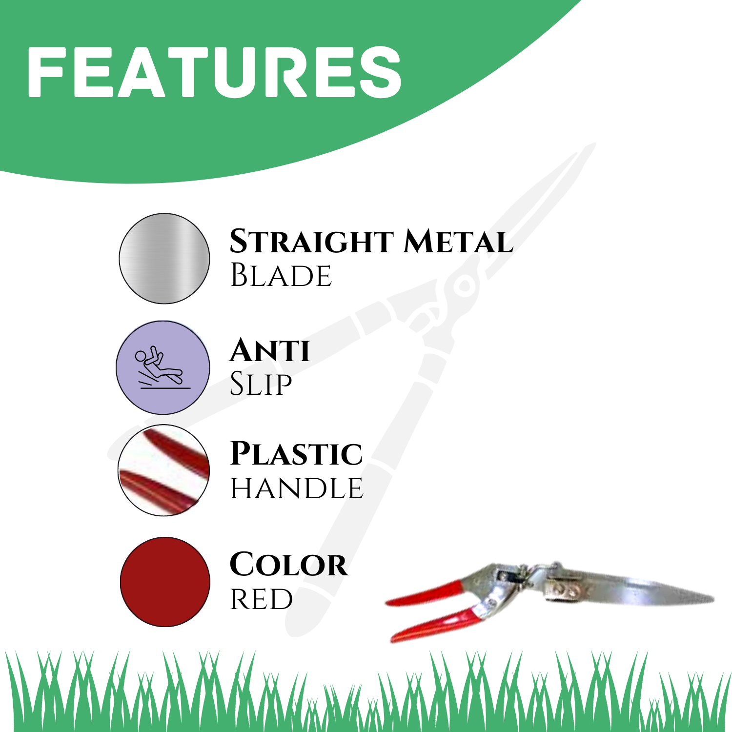 90 degree Grass Shears for grass cutting