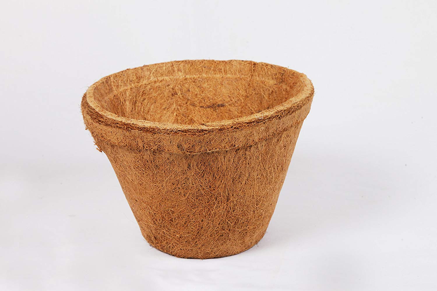 Coir pots  Made Out of Coconut Fiber, Easy Water Absorbing Capacity and bio degradable Coir pots (Pack of 4)