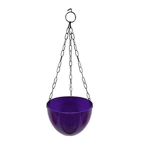 Metallic Cone Hanging Flower Pot Set of 4