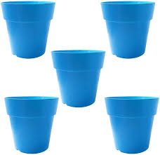 Cone Pot - 4" planters for Plants. Rich Look- decorative for Garden and Home improvement (Set of 5)