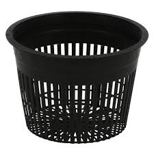 Orchid Nursery Pot Or Hydroponic Aquaponic Pot 8inch | Bio Blooms set of 4