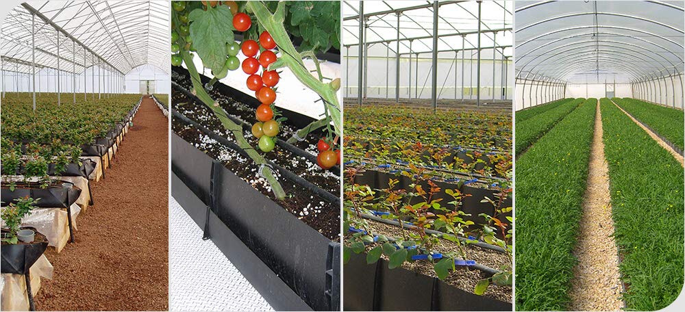 Gardening Soil Less Trough With Supporting Clips 17X40X17 Cms X 3 Meters