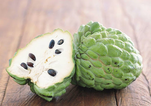 Custard apple seeds contains 10 seeds