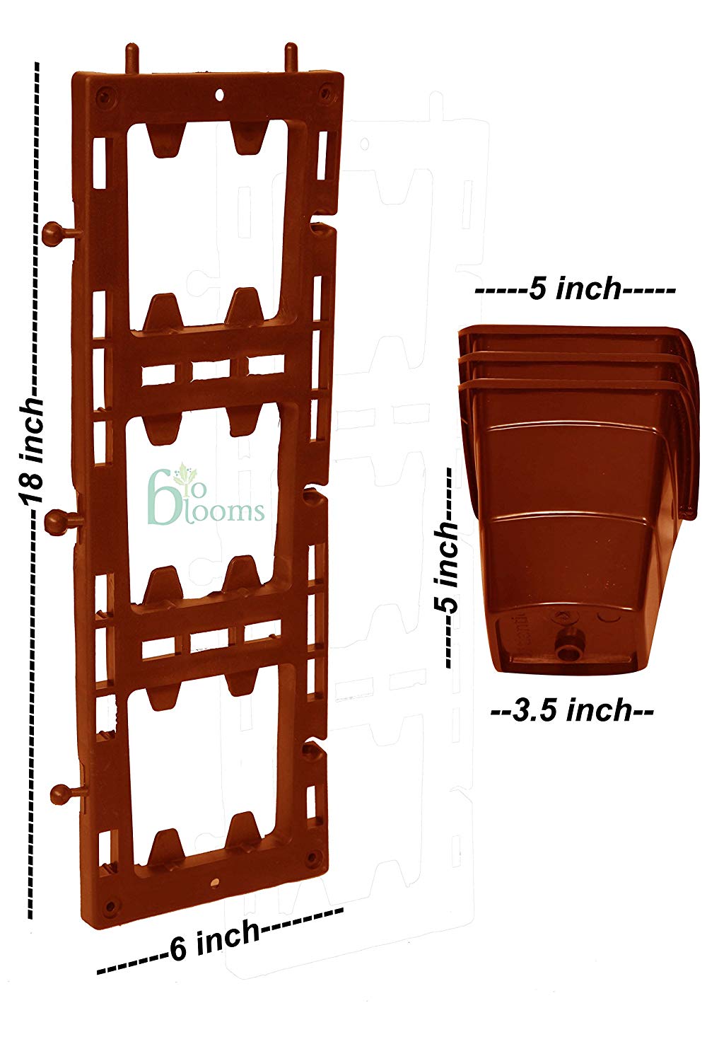 Home Garden Vertical panel set M1 model (Brown) /No courier only in parcel service