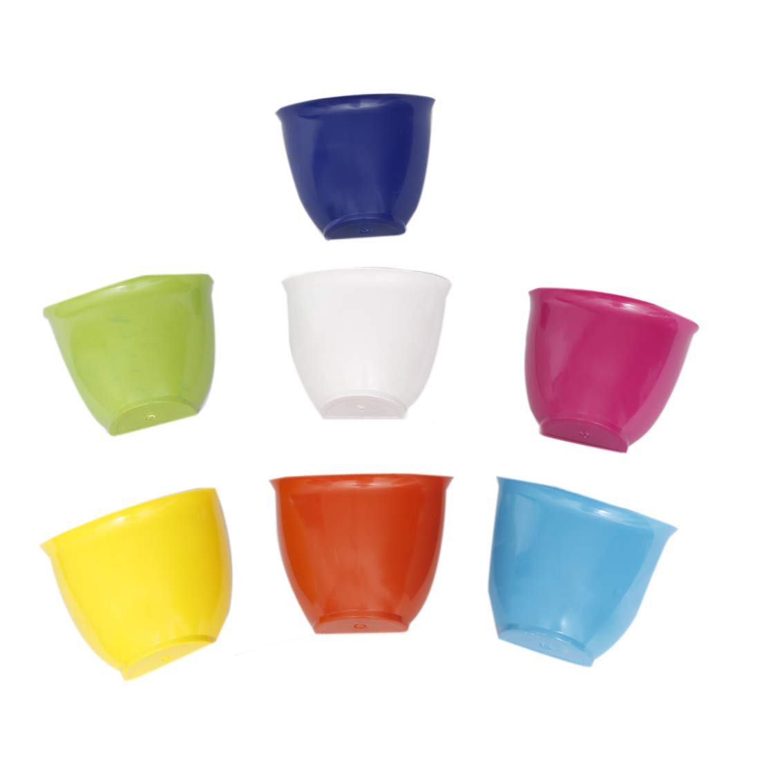 Mercury Window Planter with Metalic Colors and Designer Pots  Set of 4 Pots